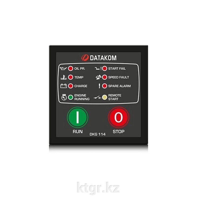 Ручной и удаленный запуск генератора Datakom DKG-114 от компании КазТехнолоджиГрупп - фото 1