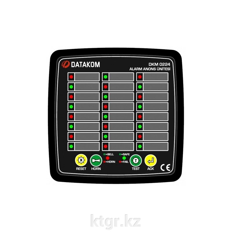 Сигнализатор аварий Datakom DKM-0224, 24 канала, AC от компании КазТехнолоджиГрупп - фото 1