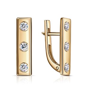 Veronika Jewelry серьги "Fringe" красное золото