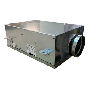 Вентилятор канальный круглый V (AC1)- 160(D220) Compact (компактный МЕТАЛ. корпус) (0,08 кВт; 0,4А)