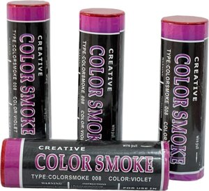 Цветной дым Color Smoke фиолетовый 40 с 1 шт