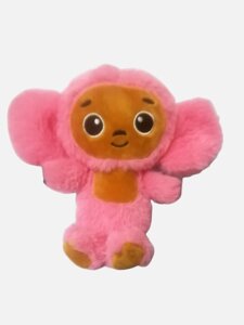 Мягкая игрушка Чебурашка 822937, высота 20 см, розовый