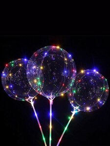 Набор воздушных шаров BOBO однотонный 100 шт