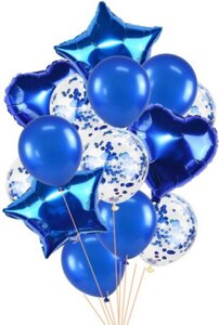 Набор воздушных шаров Party Balloon фольгированный 14 шт