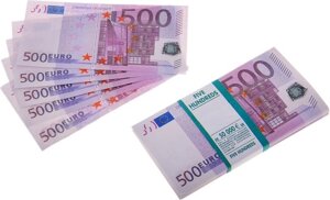 NG деньги сувенирные 500 евро 85 шт