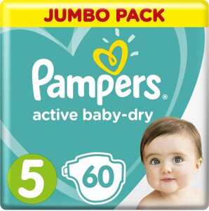 Подгузники Pampers Active Baby 5, 60 шт