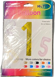 Воздушный шар Foil Balloon фольгированный 1 шт