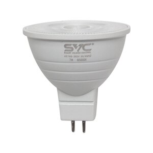 Эл. лампа светодиодная SVC LED JCDR-7W-GU5.3-6500K, Холодный