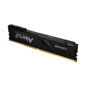 Модуль памяти kingston FURY beast KF432C16BB1/16 DDR4 16GB 3200mhz