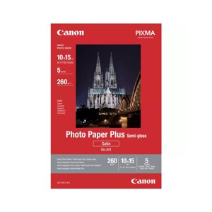 Полуглянцевая фотобумага Canon SG-201 4x6 5SH