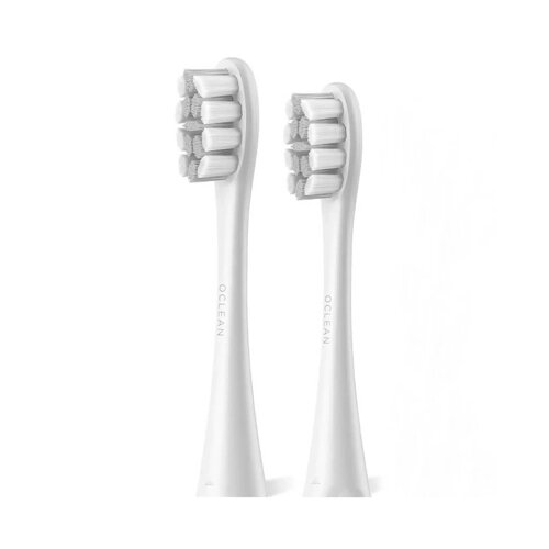 Сменные зубные щетки Oclean Plaque Control Brush Head P1C10 (2-pk) Grey