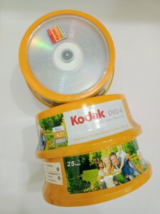 DVD+R Kodak диски 25 шт