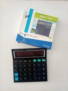 Калькулятор настольный SILWERHOF SDH-2-500, 12-разрядный