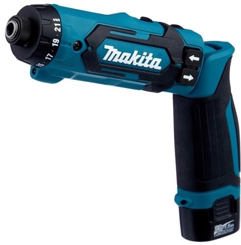 Аккумуляторная отвертка Makita DF012DSE от компании Trento - фото 1