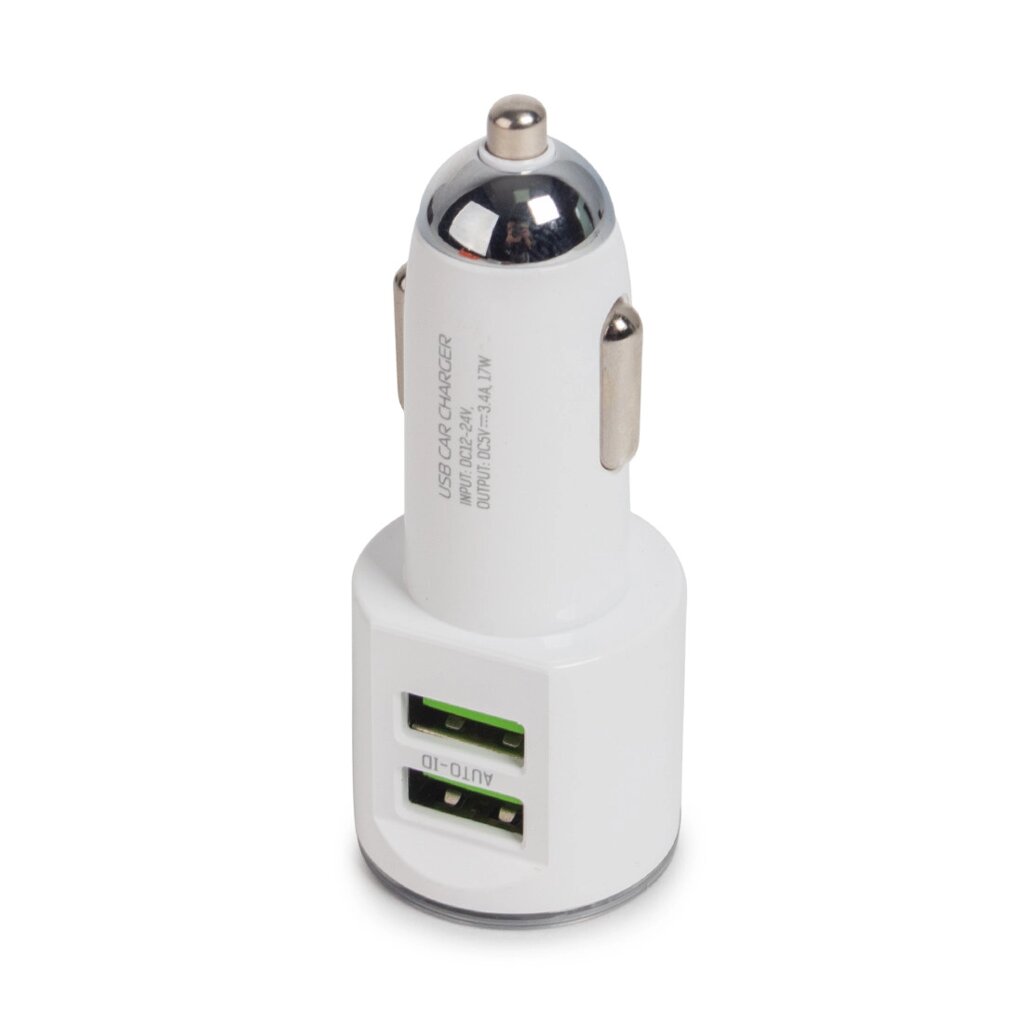 Автомобильное зарядное устройство LDNIO DL-C29 2*USB Lightning Белый от компании Trento - фото 1