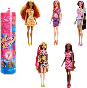 Barbie COLOR reveal серия сладких фруктов