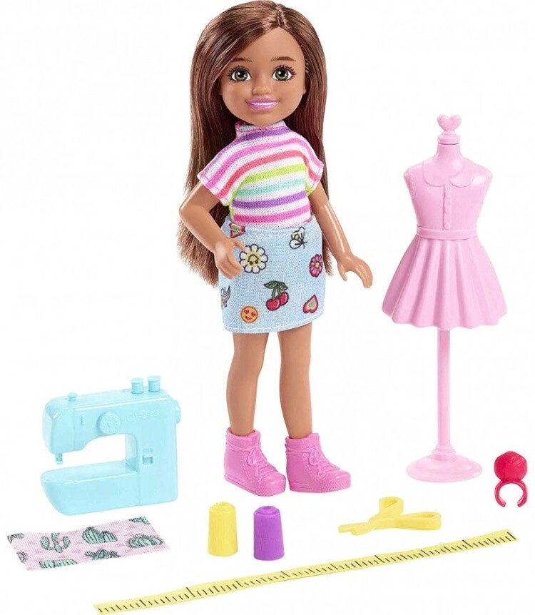 BARBIE ИГРОВОЙ НАБОР С КУКЛОЙ ЧЕЛСИ МОДЕЛЬЕР от компании Trento - фото 1