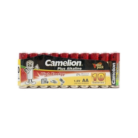 Батарейка CAMELION Plus Alkaline LR6-SP10-DA 10 шт. в плёнке от компании Trento - фото 1