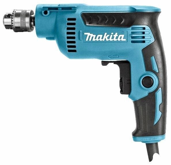 Безударная дрель Makita DP2010, 370 Вт зеленый от компании Trento - фото 1