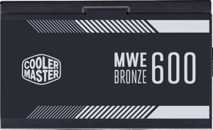 Блок питания cooler master MWE V2 bronze MPE-6001-ACAAB-EU 600 вт