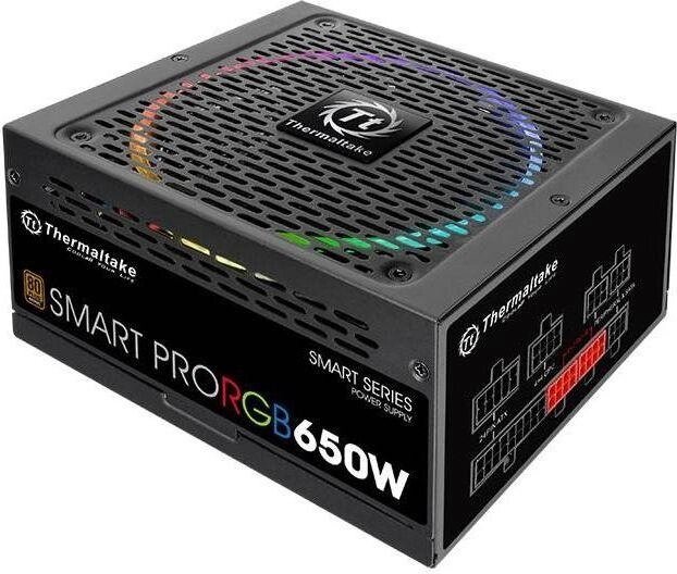 Блок питания Thermaltake Smart Pro RGB 650W, PS-SPR-0650FPCBEU-R от компании Trento - фото 1