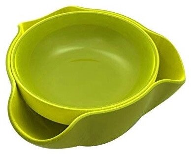 Блюдо для снека Joseph Joseph Double Dish  зеленая (DDGG010CB), шт от компании Trento - фото 1