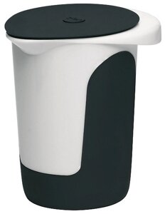 Чашка EMSA 1л. для миксера с крышкой белая/черная MIX & BAKE 509253
