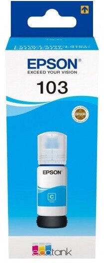 Чернила Epson C13T00S24A для 103 EcoTank L3100/L3101/L3110/L3150 голубой от компании Trento - фото 1