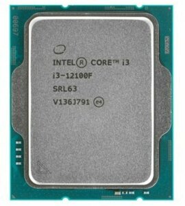 CPU Intel Core i3-12100F Base 3,3GHz (EC), Performance 4,3GHz (PC), Max Turbo 4,3GHz, Cache 12Mb, 4/8 Adler