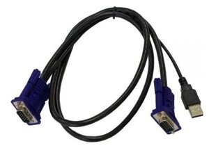 D-Link DKVM-CU Комплект кабелей для KVM переключ (1,8 м)