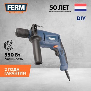 Дрель ударная Ferm PDM1051 550W