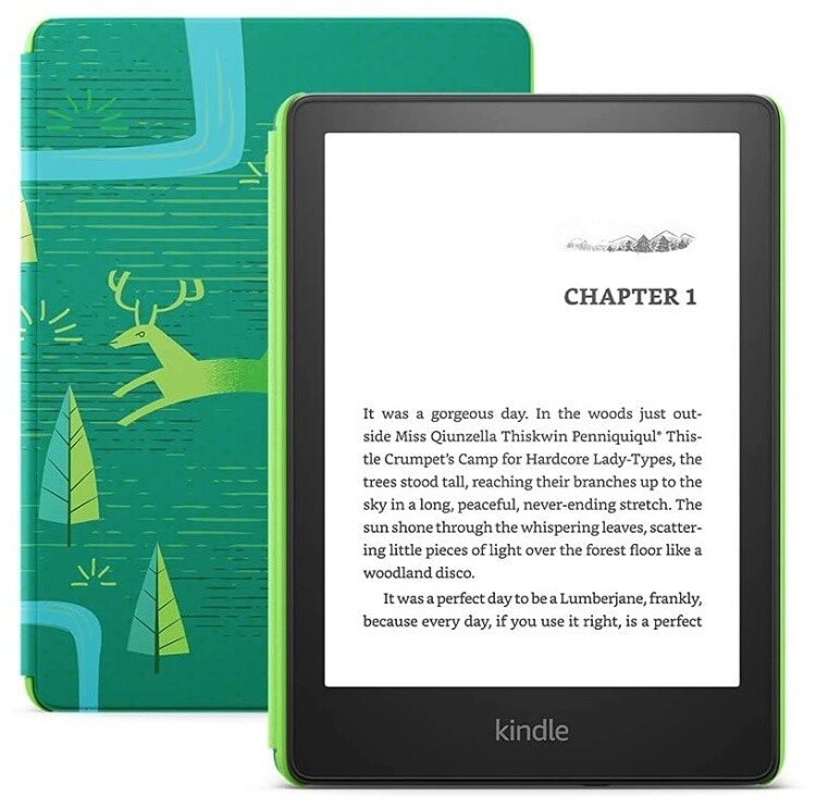 Электронная книга Amazon Kindle Paperwhite Kids emerald forest от компании Trento - фото 1
