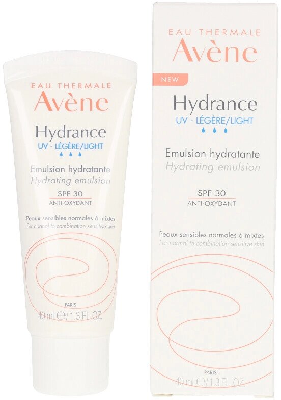 Эмульсия для лица Avene Гидранс Оптималь UV Лайт с SPF 30 40 мл (3282770208788) от компании Trento - фото 1