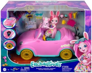 Enchantimals набор игровой автомобиль бри кроли с куклой и аксессуарами