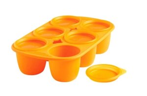 Формочки Mastrad детские на 6 порций * 150 мл оранжевые - в подарочной упаковке F52109, шт