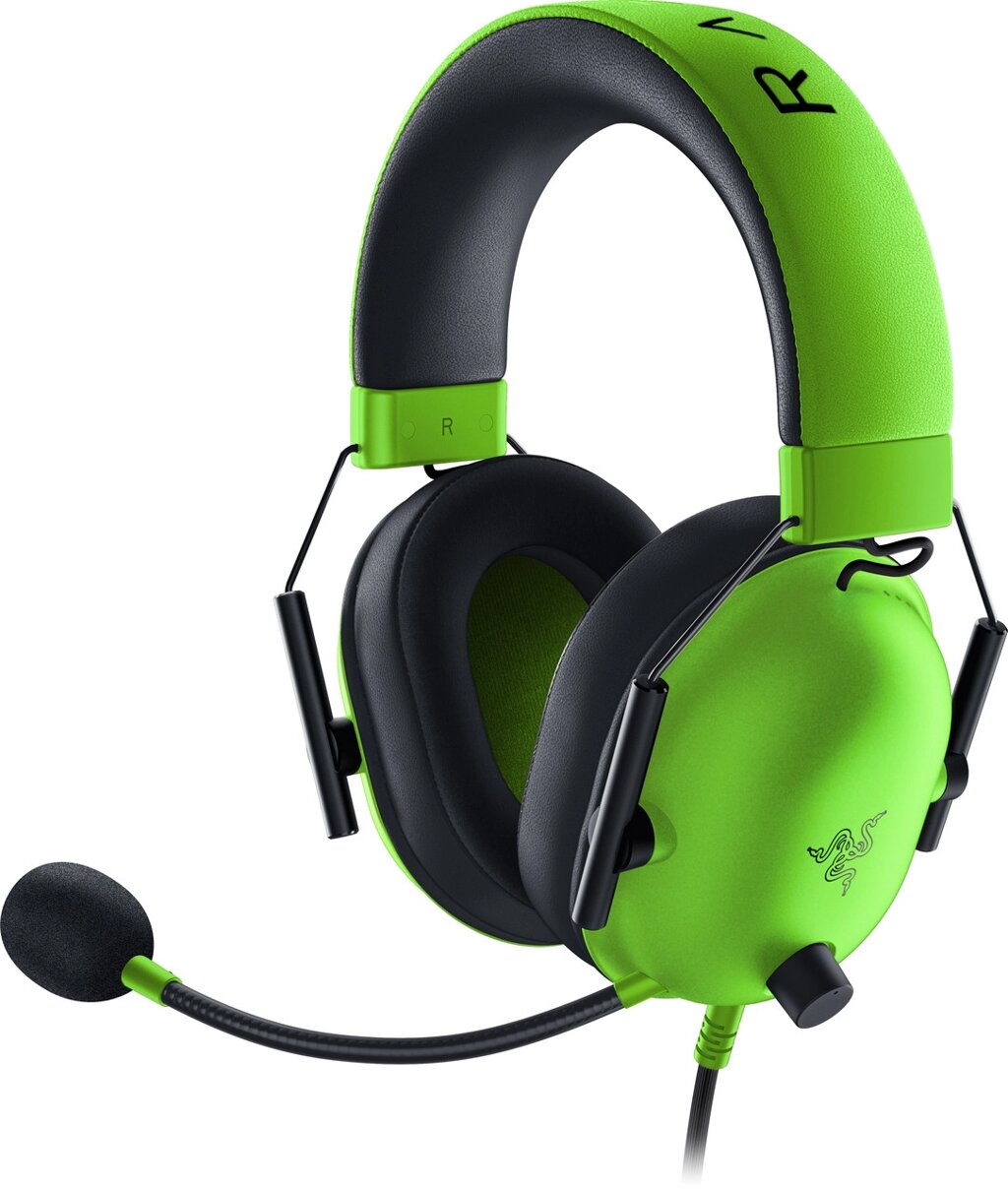 Гарнитура Razer Blackshark V2 X Green 7.1/12 -28,000Гц/32Oм на 1кГц/3.5мм (RZ04-03240600-R3M1) от компании Trento - фото 1