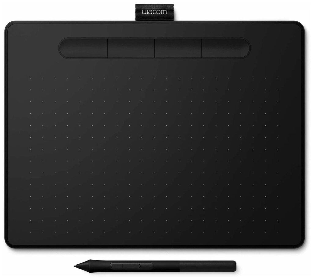 Графический планшет Wacom Intuos M Bluetooth Black черный от компании Trento - фото 1