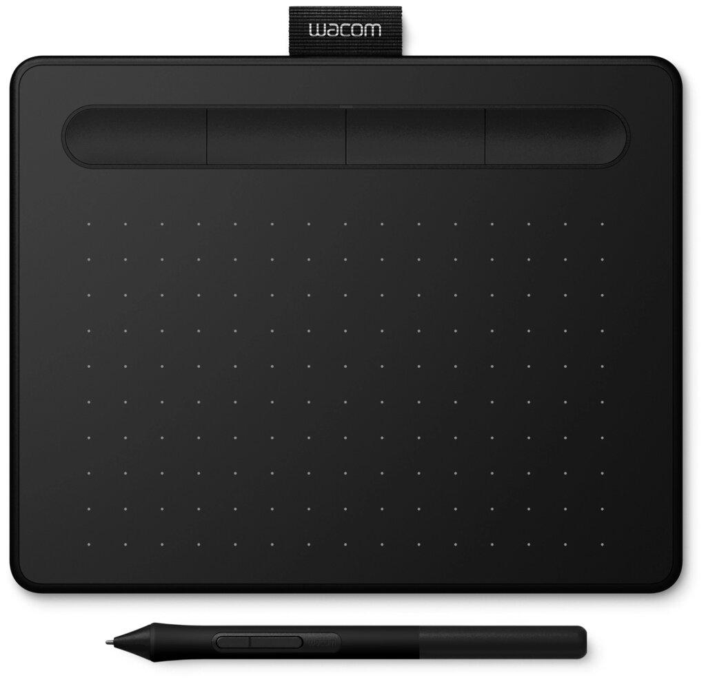 Графический планшет Wacom Intuos S Bluetooth Black черный от компании Trento - фото 1