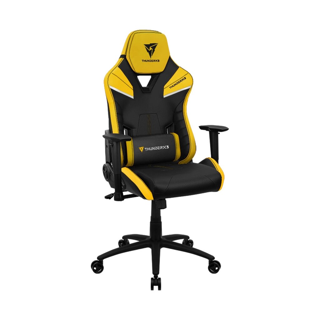 Игровое компьютерное кресло ThunderX3 TC5-Bumblebee Yellow от компании Trento - фото 1