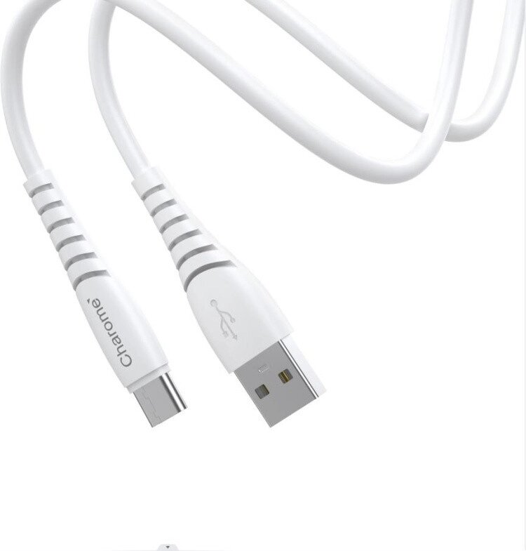 Кабель для зарядки Charome  C20-02 USB-A/USB-C, белый от компании Trento - фото 1