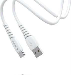 Кабель для зарядки Charome C20-02 USB-A/USB-C, белый