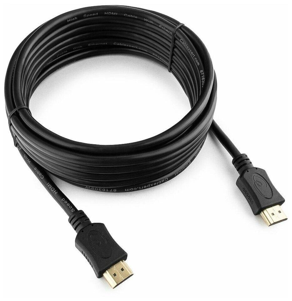 Кабель HDMI Cablexpert CC-HDMI4-15, 4.5м, v2.0, 19M/19M, черный, позол. разъемы, экран, пакет от компании Trento - фото 1