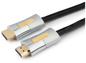 Кабель HDMI Cablexpert, серия Platinum, 1 м., v2.0, M/M, позол. разъемы, титановый металлический корп