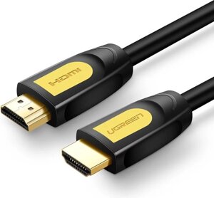 Кабель ugreen HD101 HDMI round cable 1m (yellow/black)