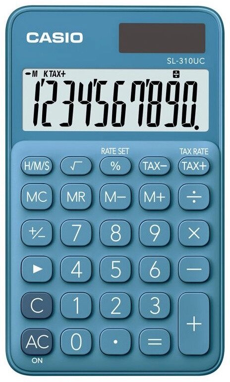 Калькулятор карманный CASIO SL-310UC-BU-W-EC от компании Trento - фото 1