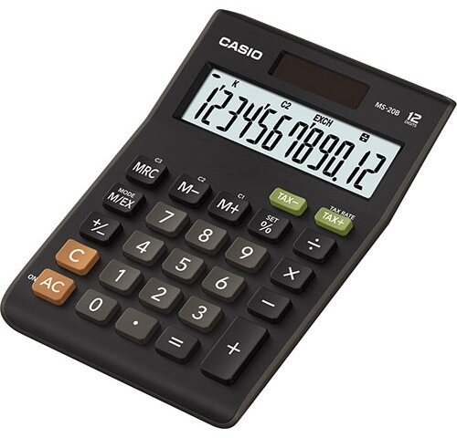 Калькулятор настольный CASIO MS-20B-S-EC от компании Trento - фото 1