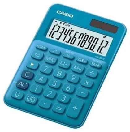 Калькулятор настольный CASIO MS-20UC-BU-W-EC от компании Trento - фото 1