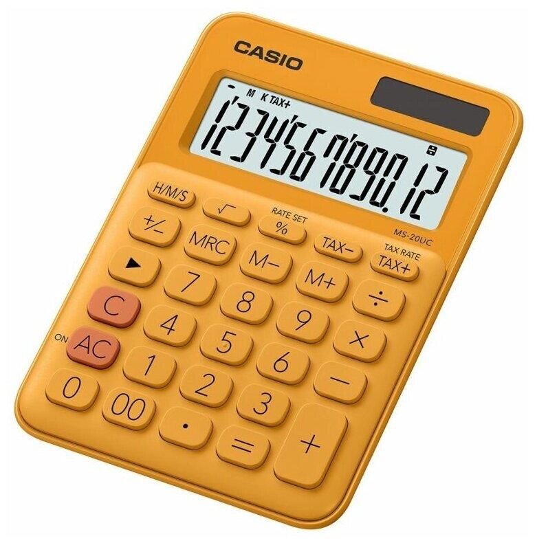 Калькулятор настольный CASIO MS-20UC-RG-W-EC от компании Trento - фото 1
