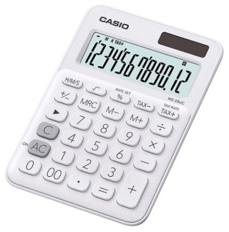 Калькулятор настольный CASIO MS-20UC-WE-W-EC от компании Trento - фото 1