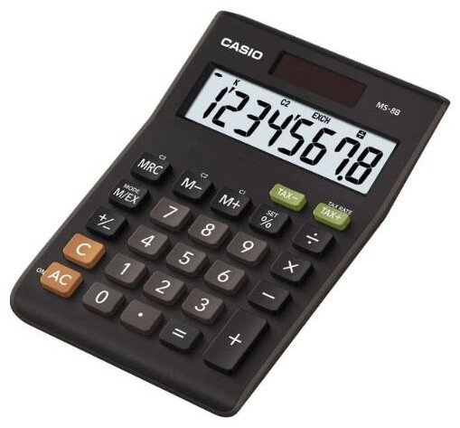 Калькулятор настольный CASIO MS-8B-S-EC от компании Trento - фото 1